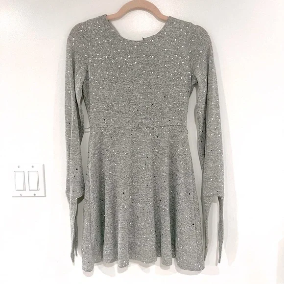 Rare Editions Big Girls Hacci Dress Sz 12 - Picture 1 of 11